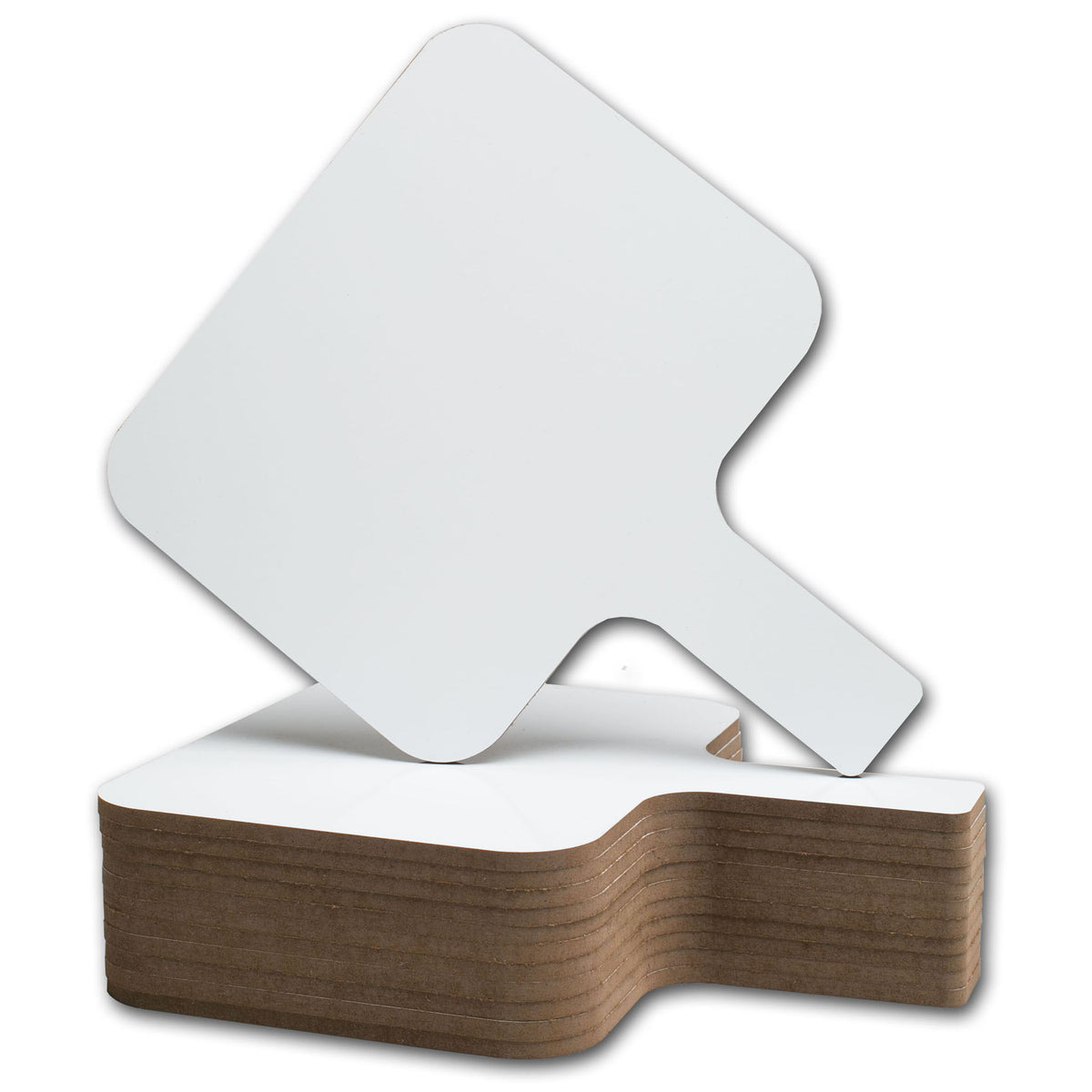 Flipside Rectangular Dry Erase Answer Paddle, Class Pack (12)