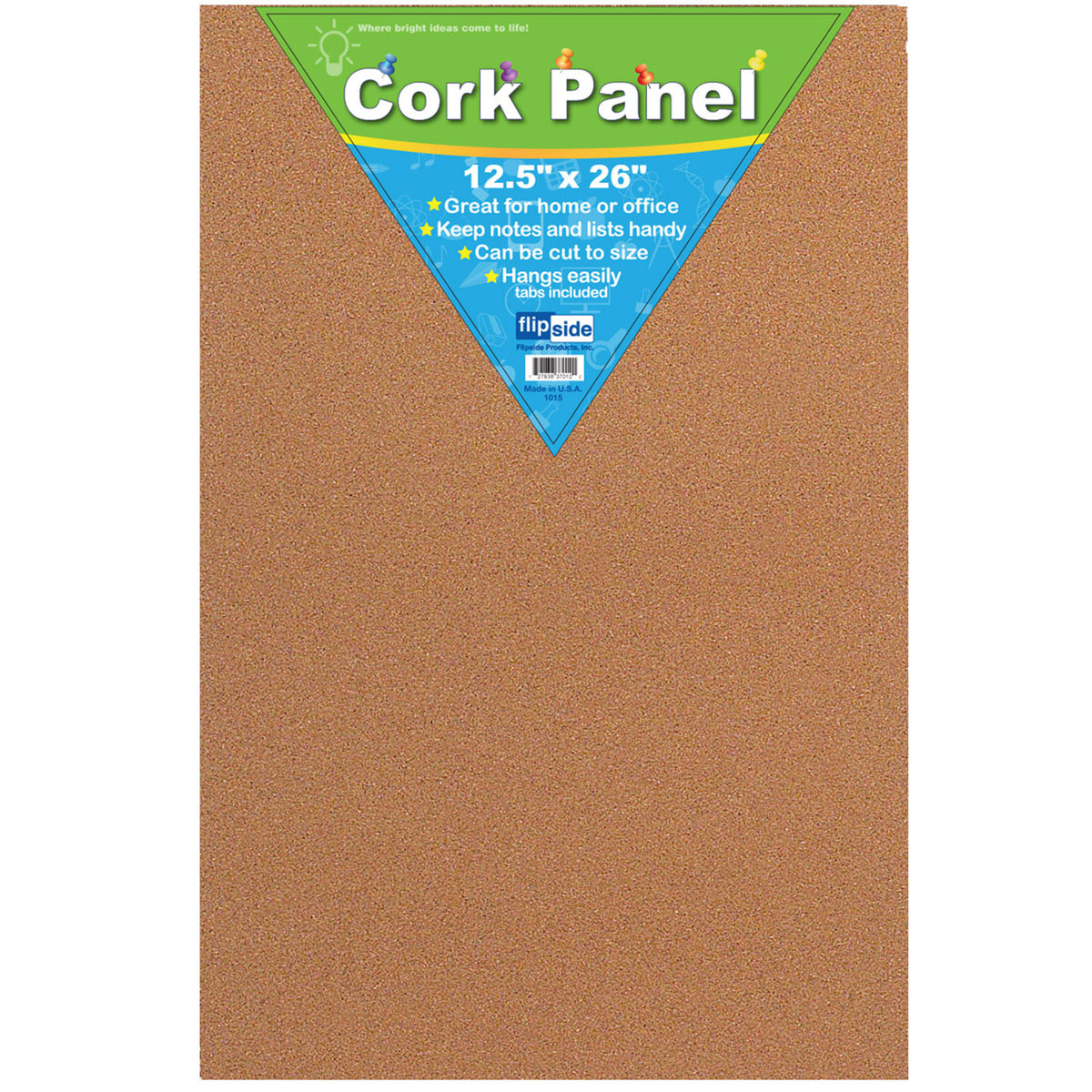 Flipside Cork Panel 12 1/2 x 26