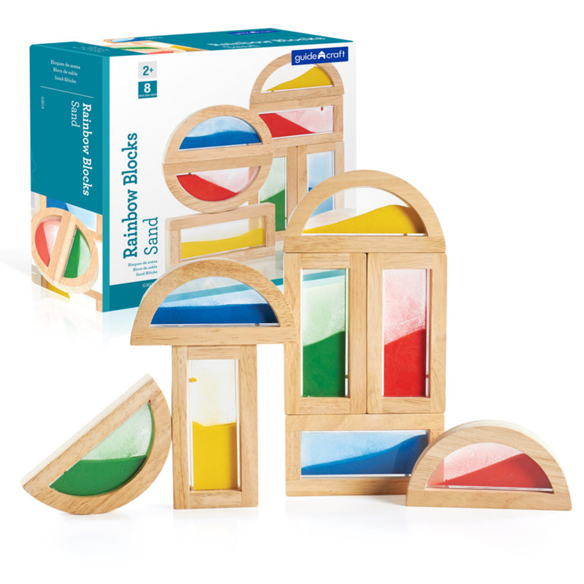 Guidecraft Rainbow Blocks Sand