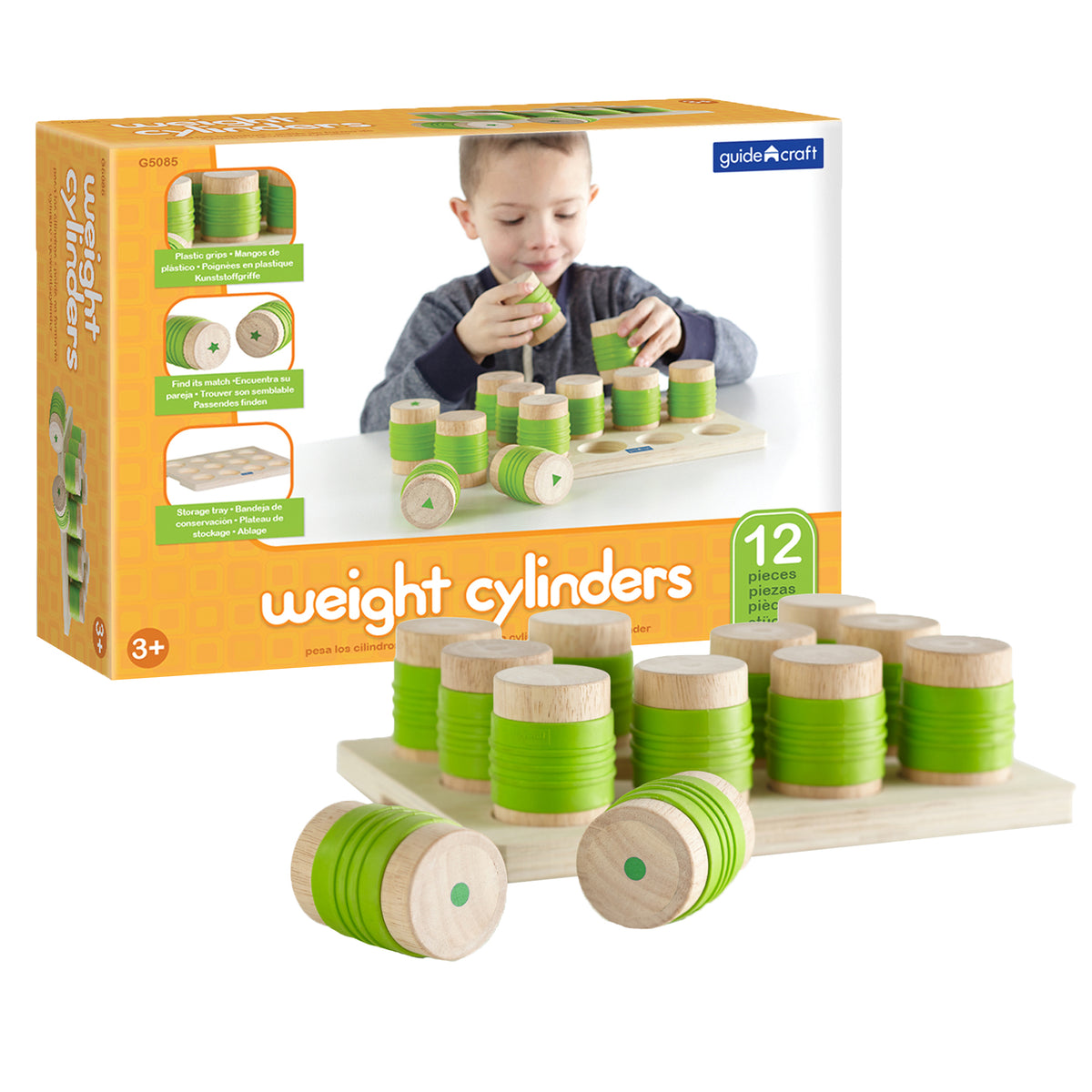 Guidecraft Weight Cylinders