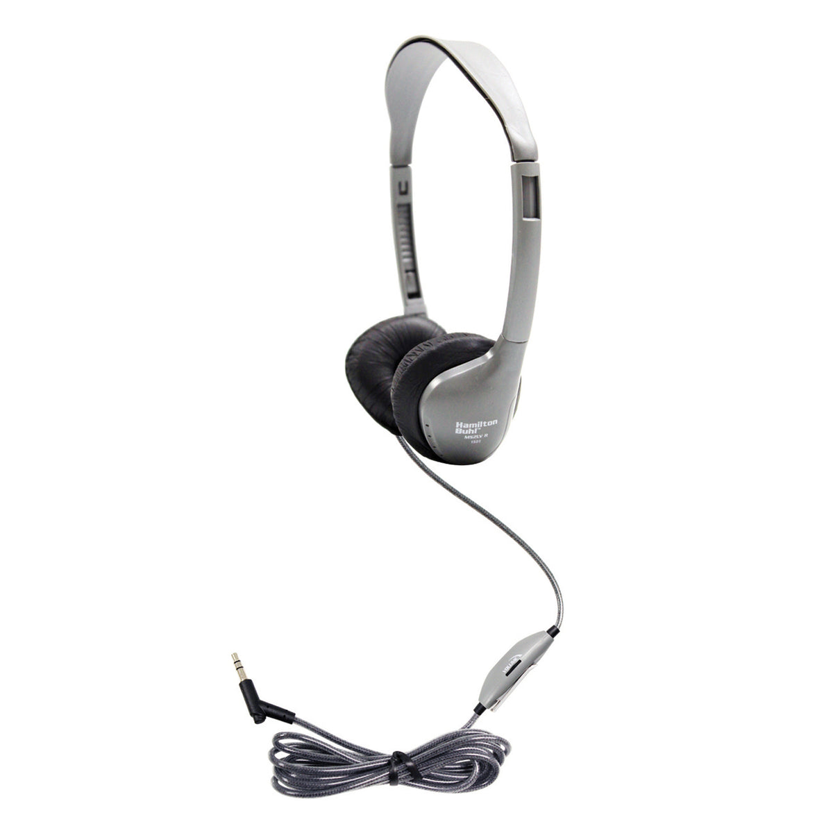 Hamilton Buhl Personal Stereo Mono Headphones Leatherette Ear Cushions With Volume Control