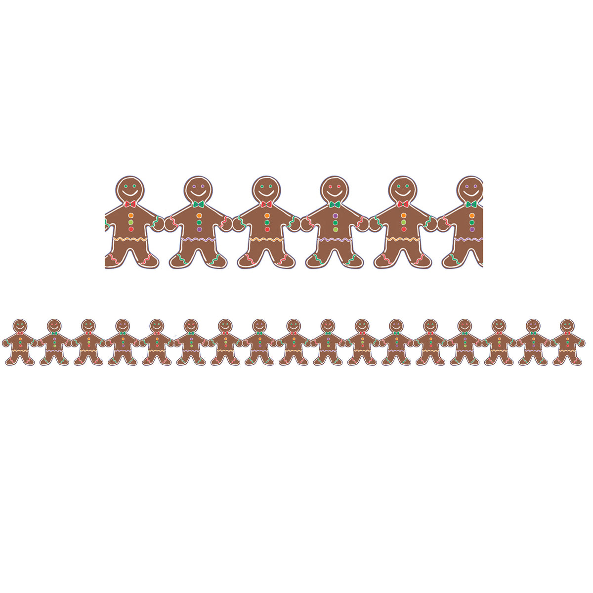 Hygloss Products Gingerbread Men Bulletin Board Border