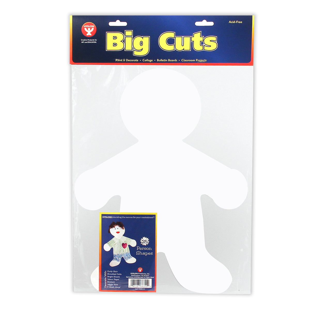 Hygloss Products Big Cut-Outs, 16" Me Kid