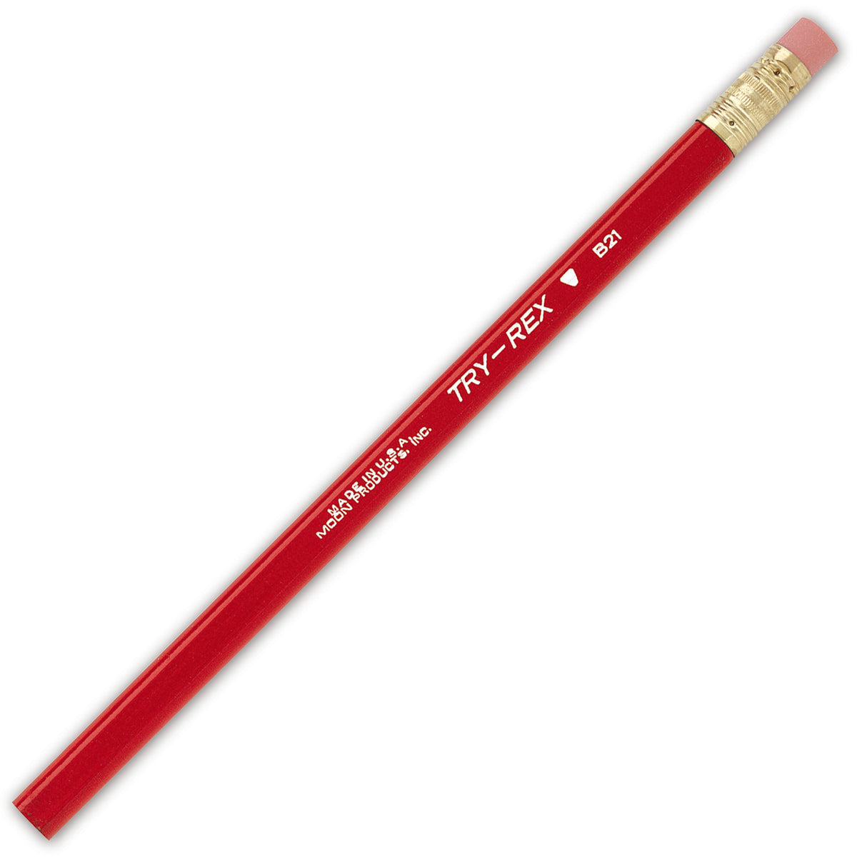 J.R. Moon Pencil Company Pencils Try-Rex Jumbo WithEraser 12 Pk