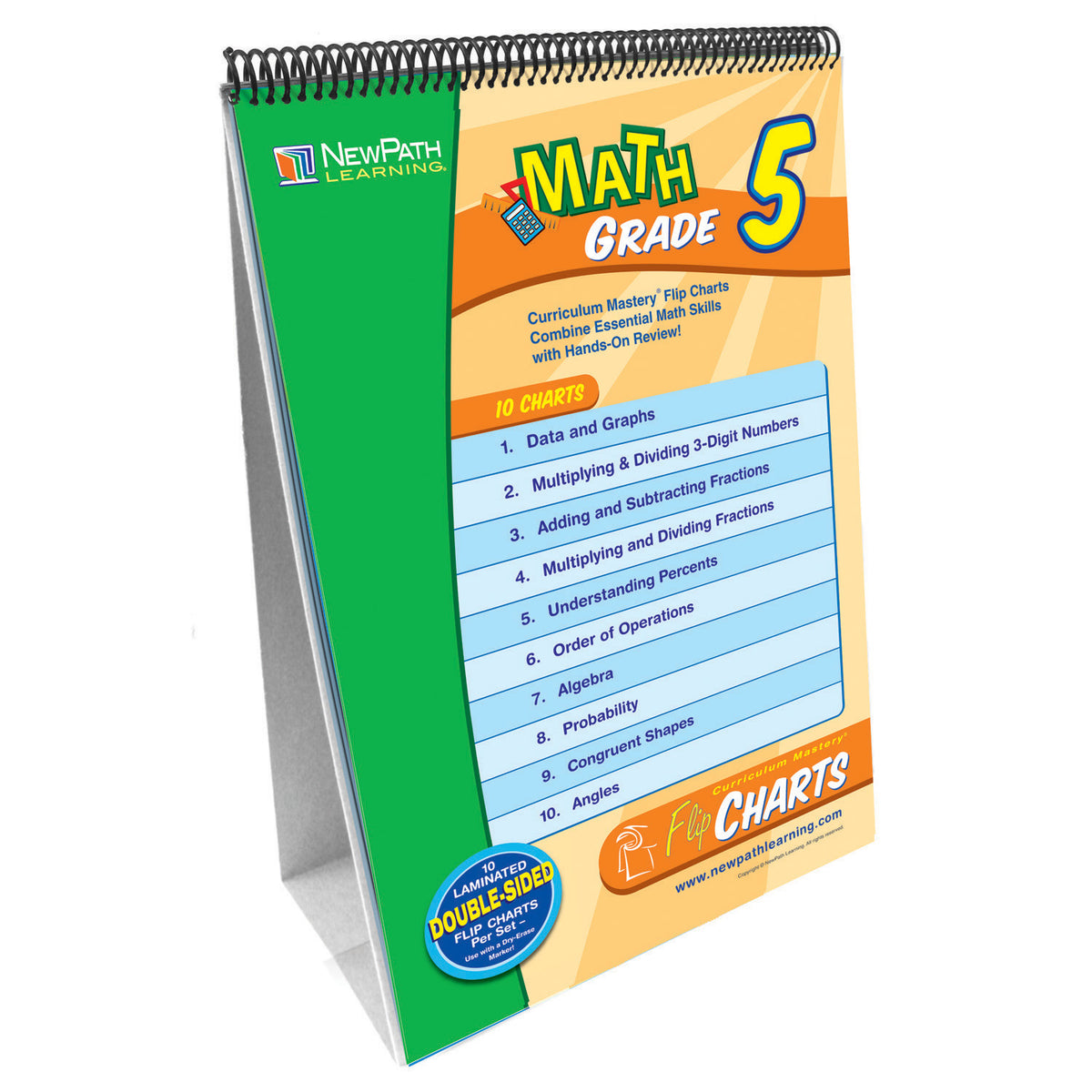 New Path Learning Math Flip Chart Set Gr 5