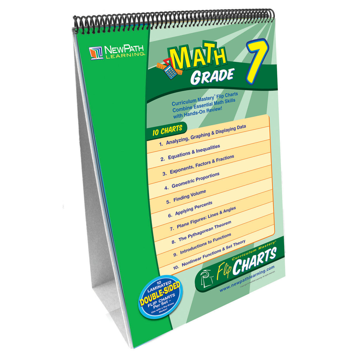 New Path Learning Math Flip Chart Set Gr 7