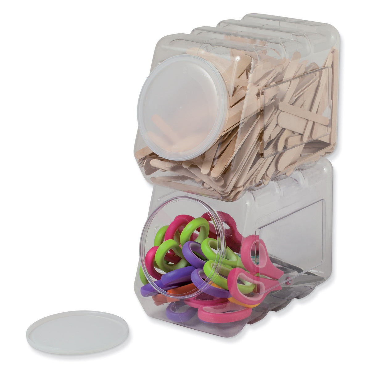 Pacon Interlocking Storage Container With Lid