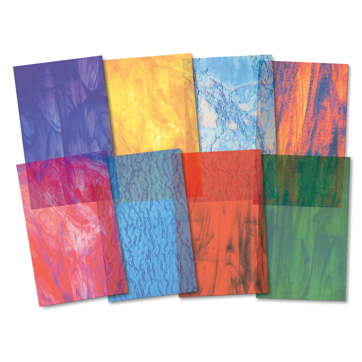 Roylco® Stained Glassine Paper