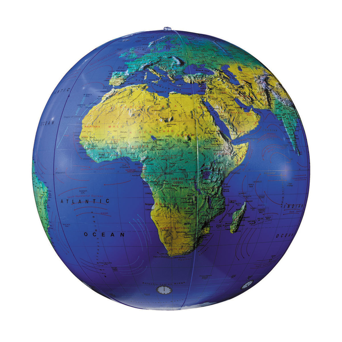 Replogle Globes Inflatable Topographical Globe 12In