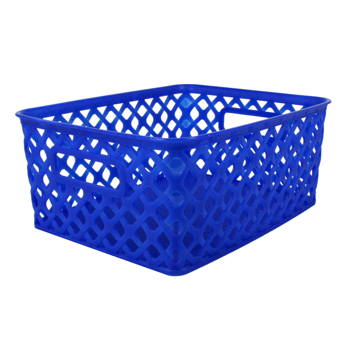 Romanoff Small Woven Basket, Blue (discontinued)