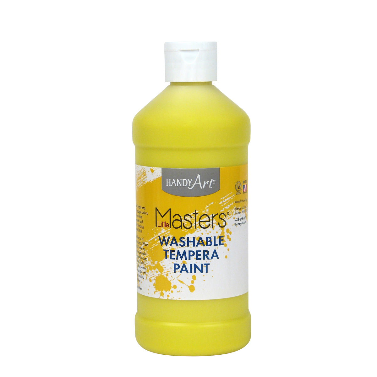 Handy Art® Little Masters Yellow 16 Oz Washable Paint