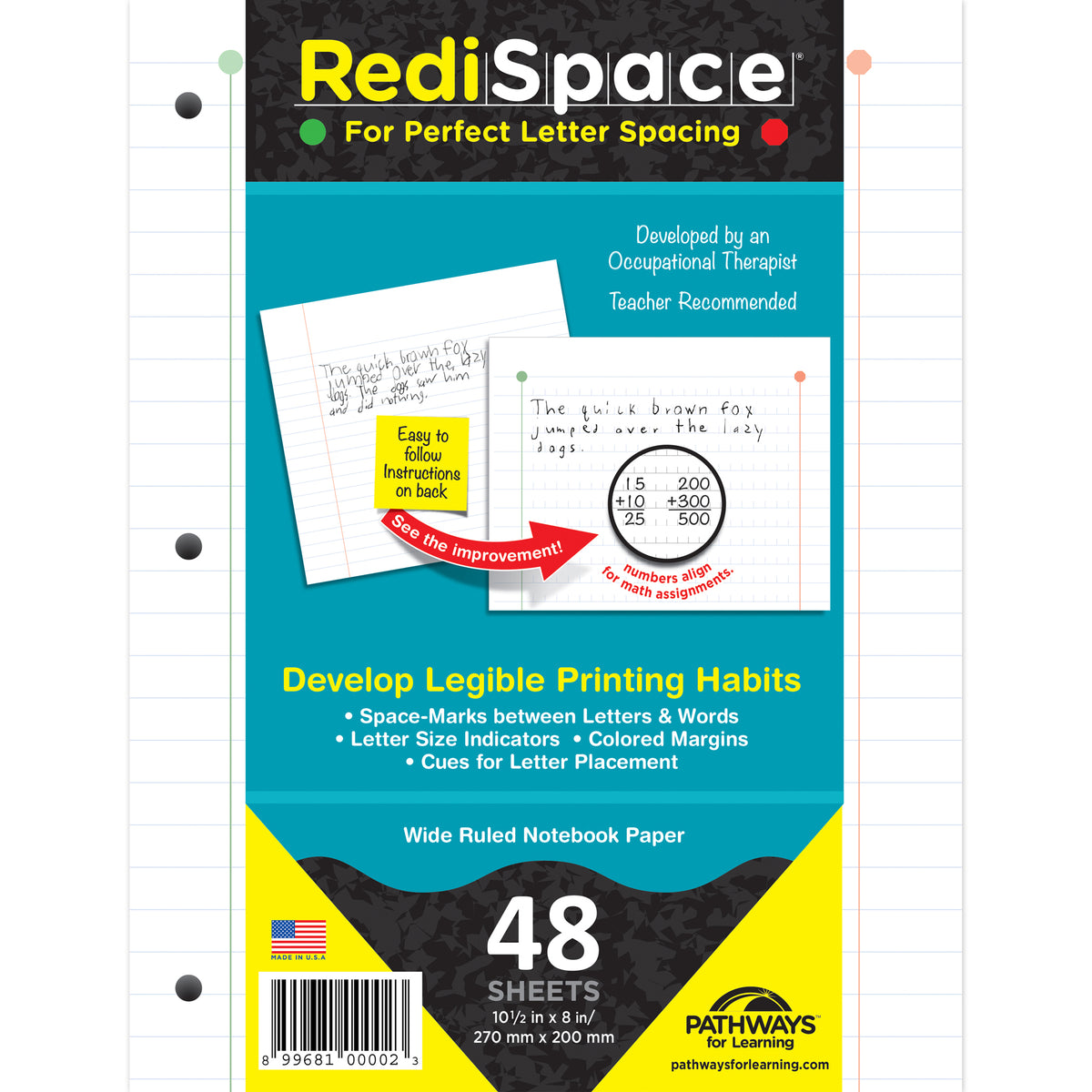 Pathways For Learning RediSpace Notebook Filler Paper