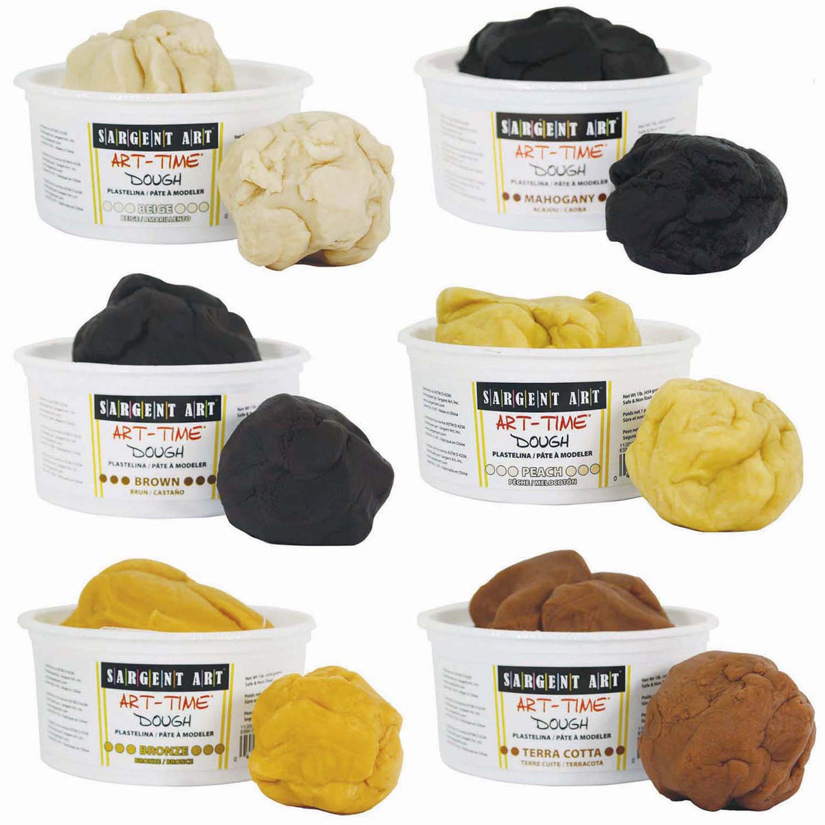 Sargent Art® Art-Time Multicultural Dough (discontinued)