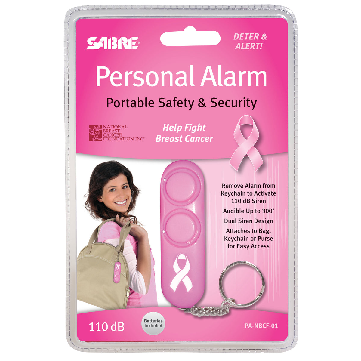 Security Equipment Corp. NBCF Pink Personal Alarm