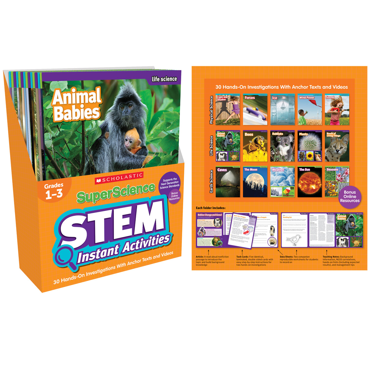 Scholastic SuperScience STEM Instant Activities: Grades 1-3