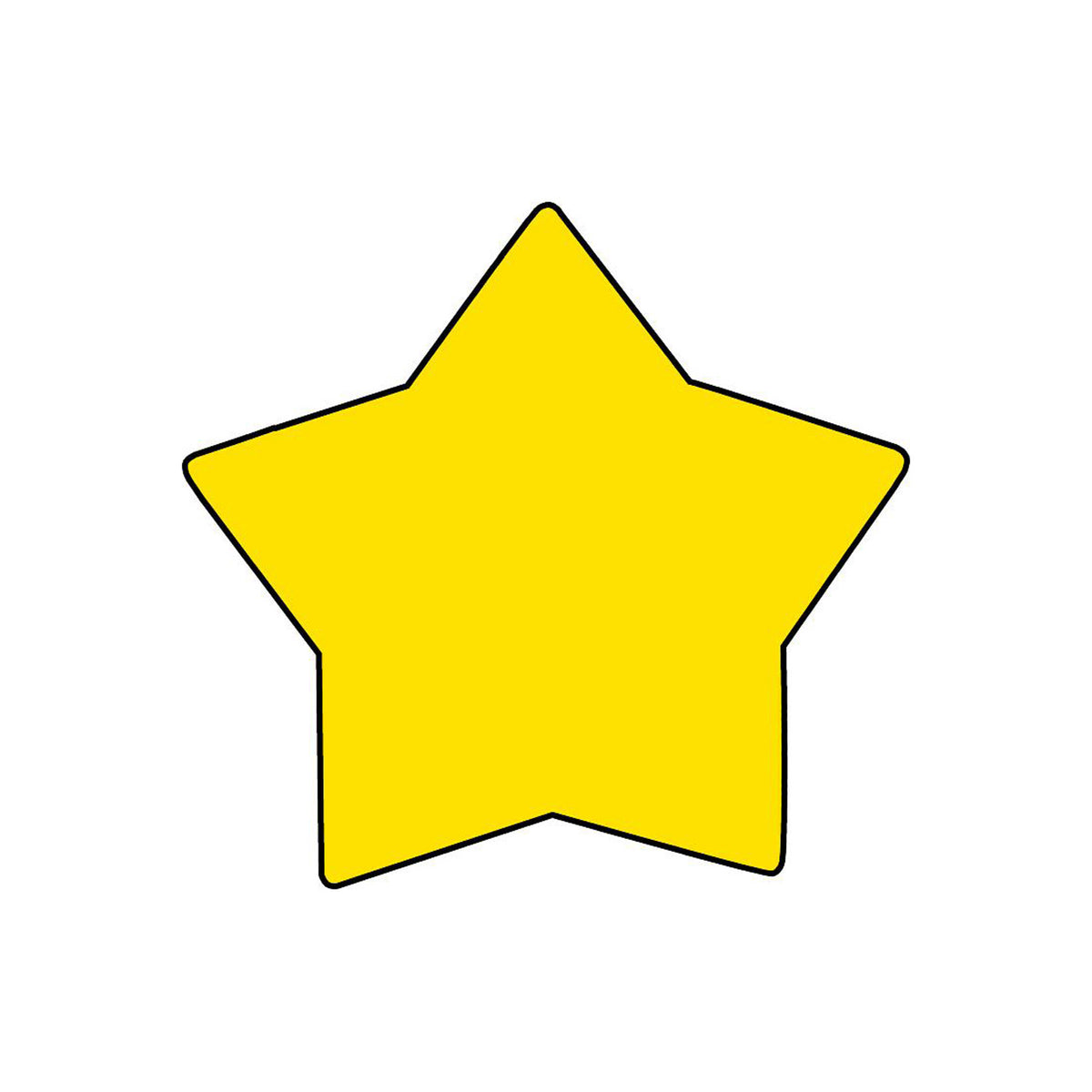 Creative Shapes Notepad Large Star 50 Sheets 5 x 7