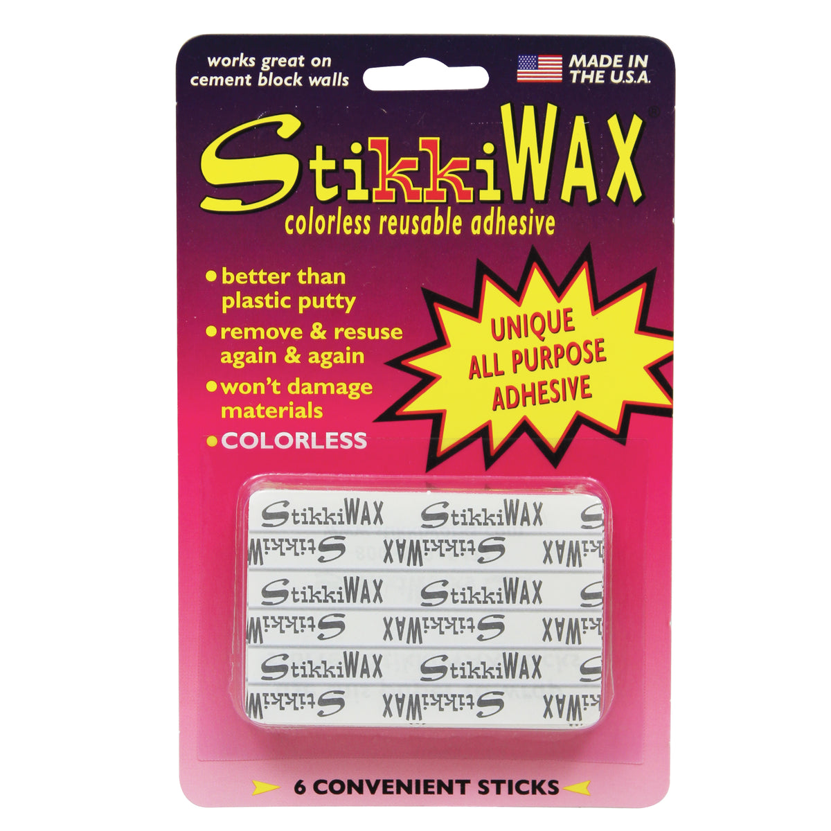 Stikkiworks Stikkiwax 6 Sticks