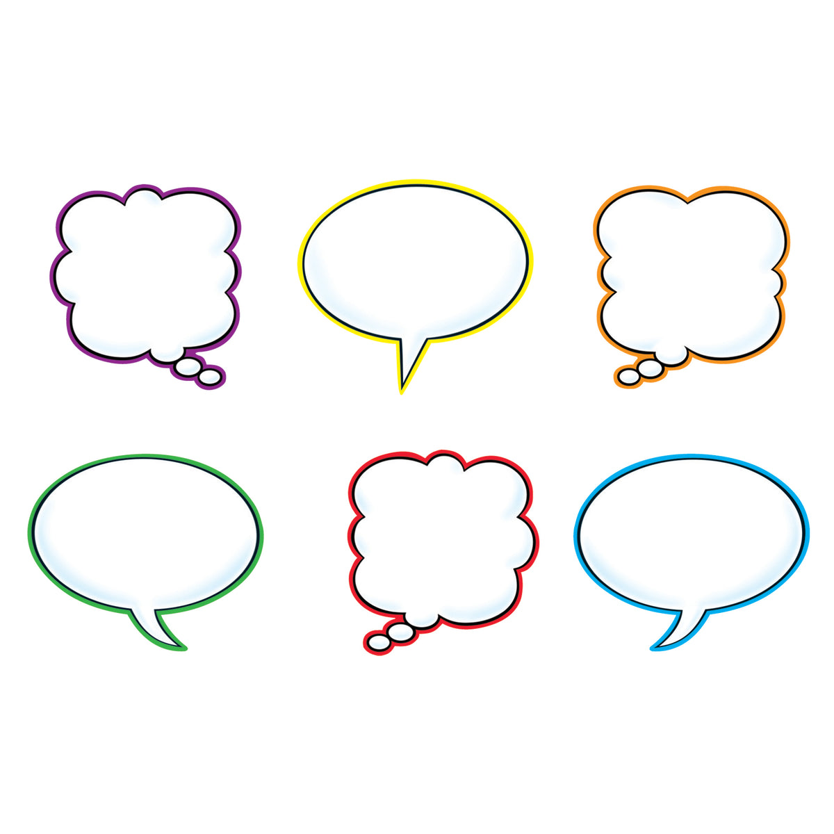 Trend Enterprises Speech Balloons Classic Accents® Variety Pack