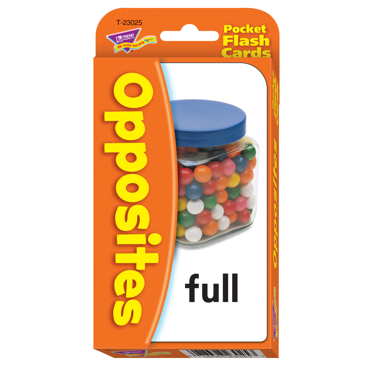 Trend Enterprises Opposites Pocket Flash Cards