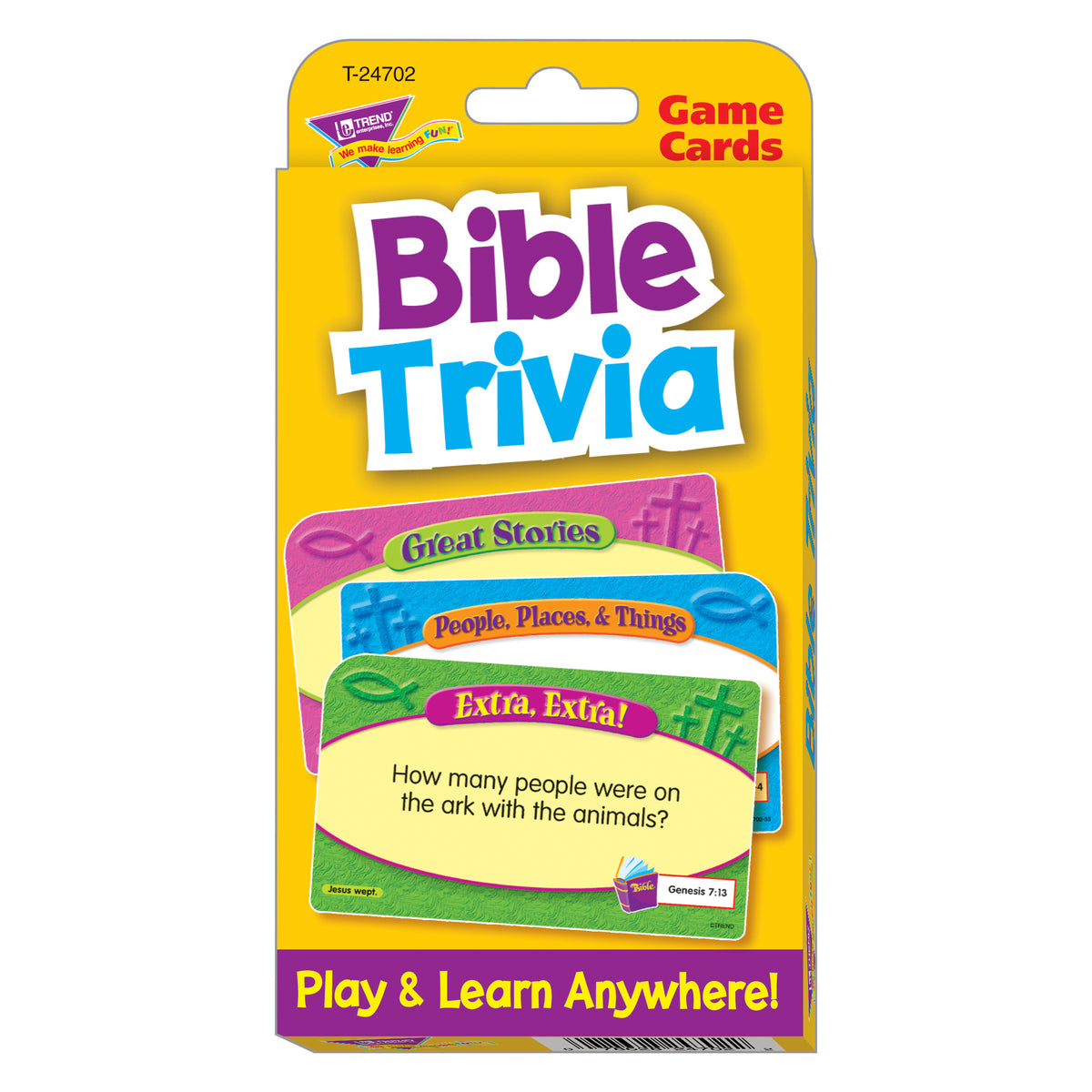 Trend Enterprises Bible Trivia Challenge Cards®