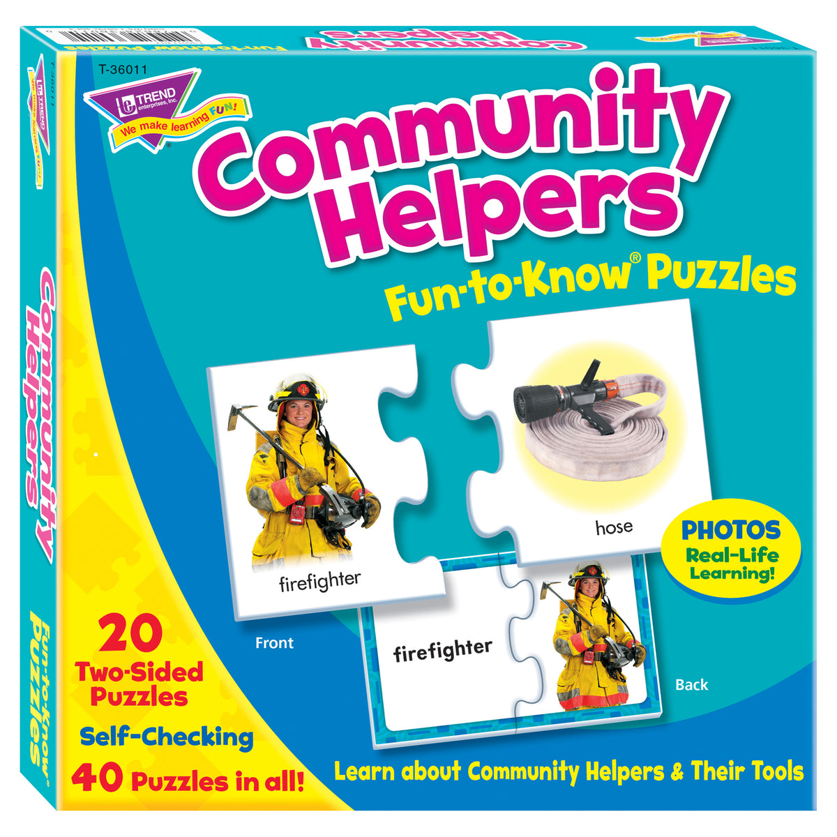 Trend Enterprises Community Helpers Fun-to-Know® Puzzles