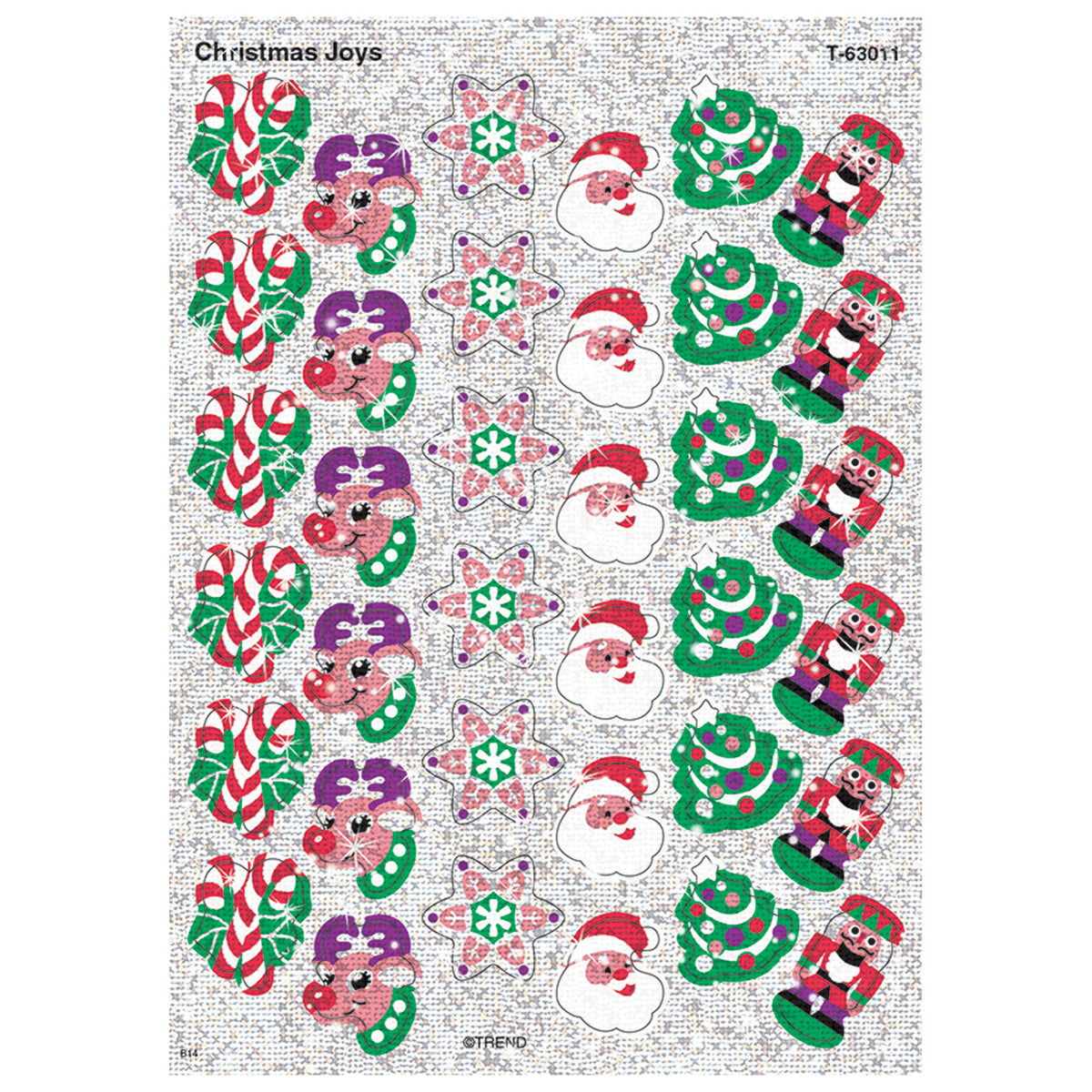 Trend Enterprises Christmas Joys Sparkle Stickers®