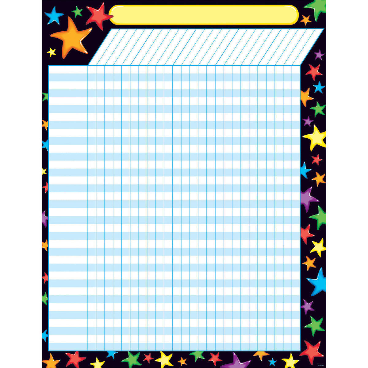Trend Enterprises Gel Stars Incentive Chart–Large
