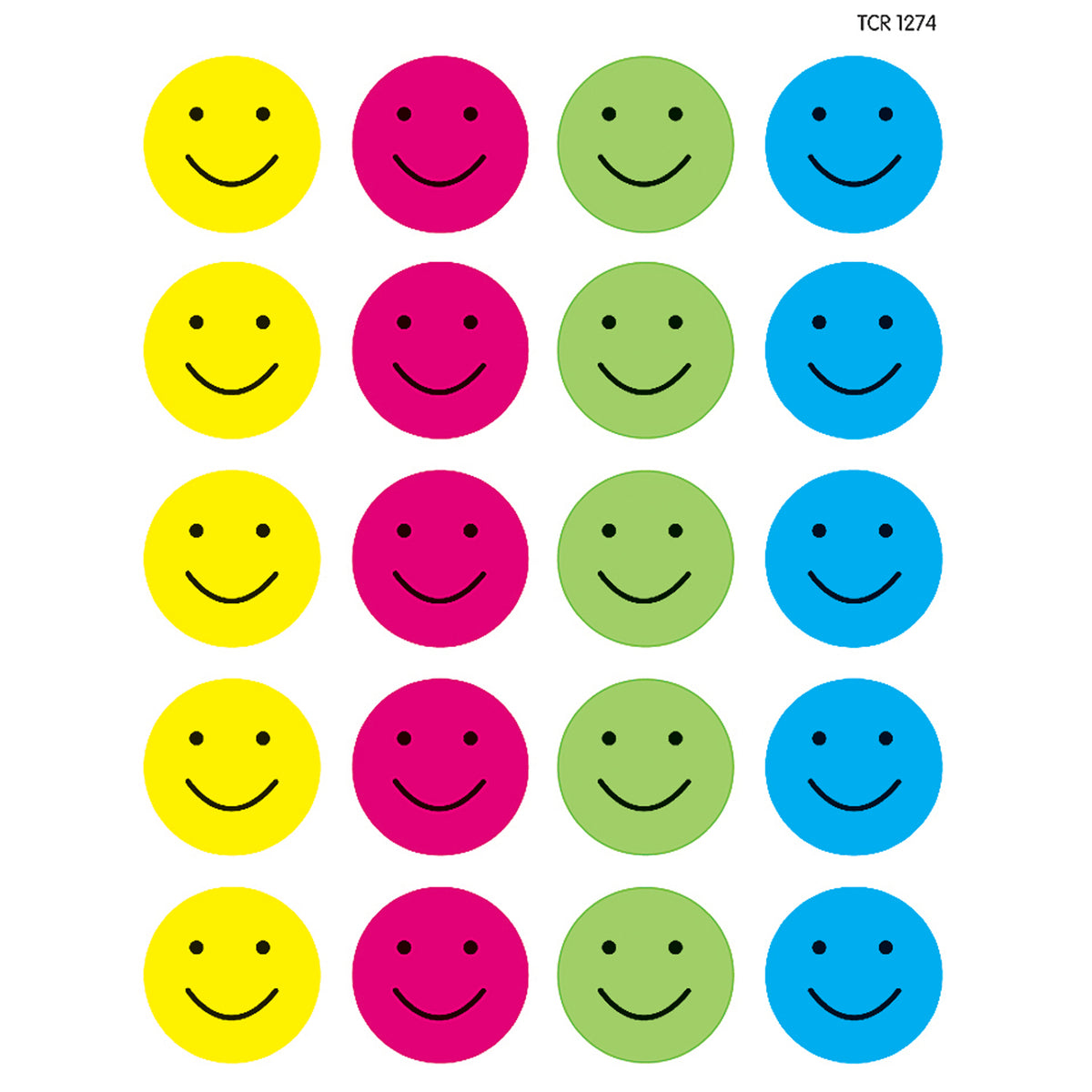 Teacher Created Resources Happy Faces Stickers