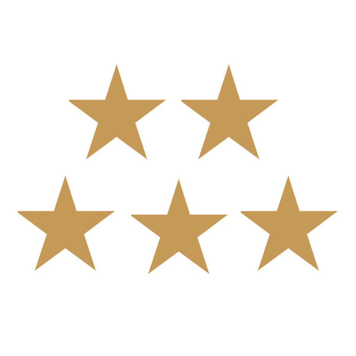 Teacher Created Resources Gold Stars Foil Stickers