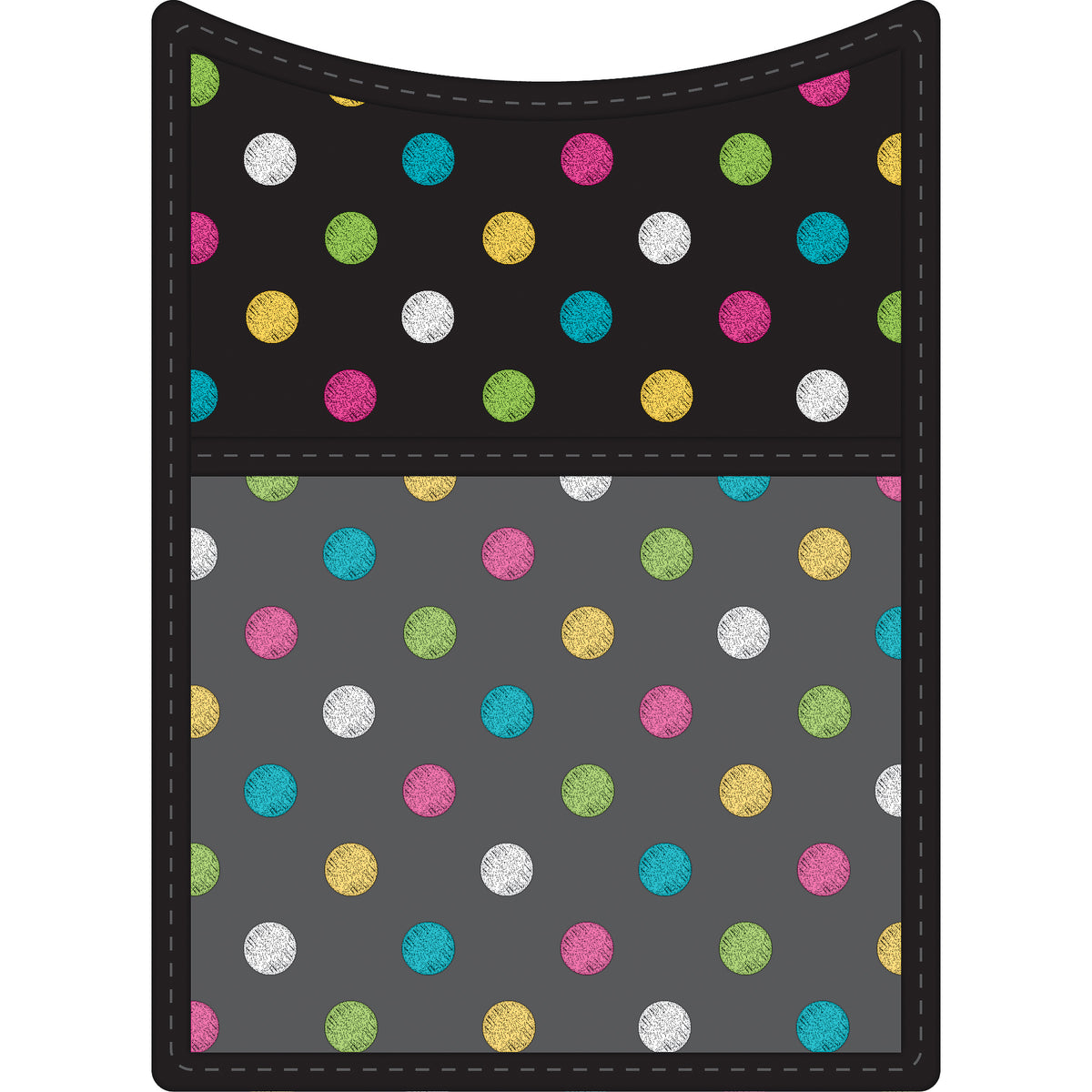 Teacher Created Resources Chalkboard Brights Magnetic Storage Pocket