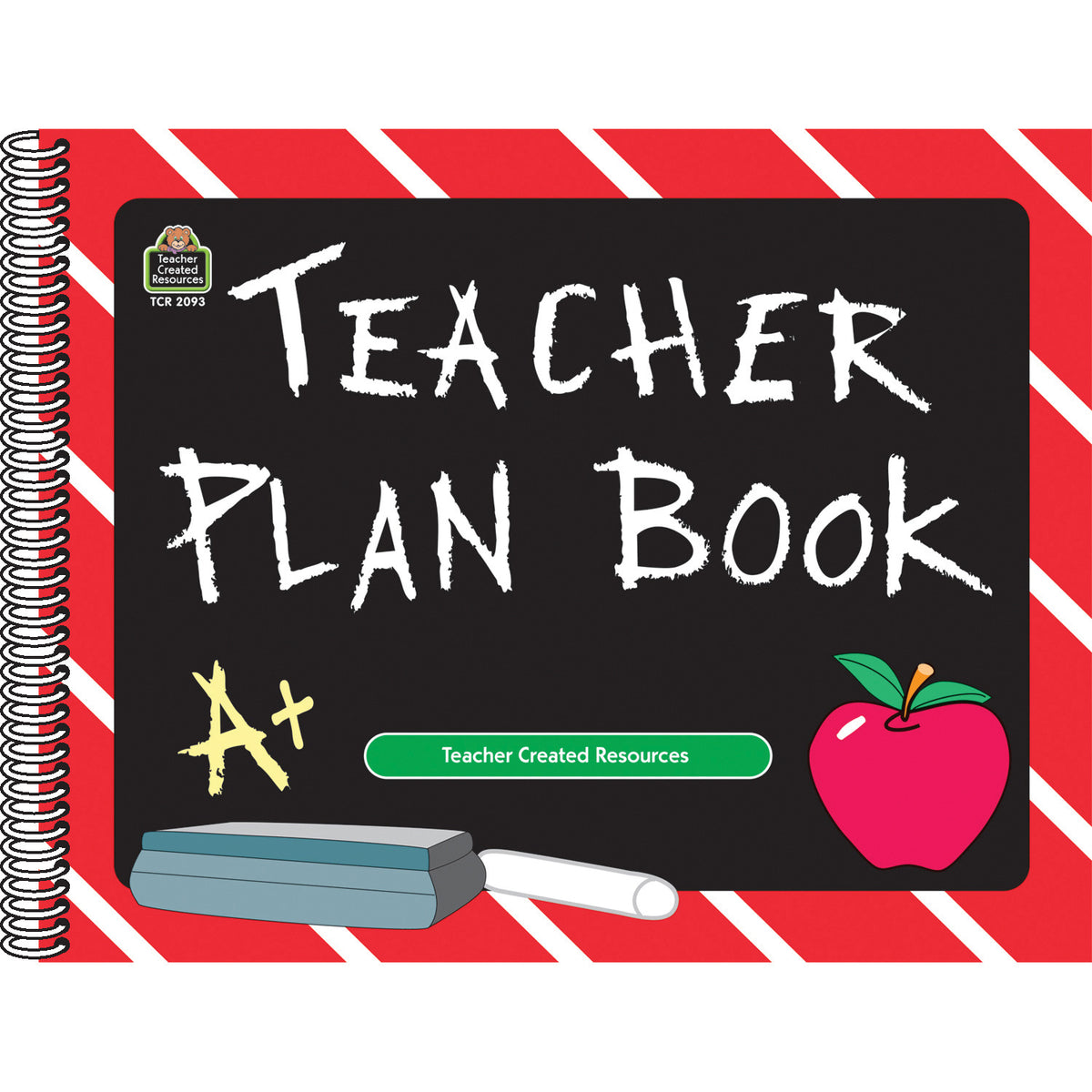 Teacher Created Resources Chalkboard Teacher Lesson Plan Book