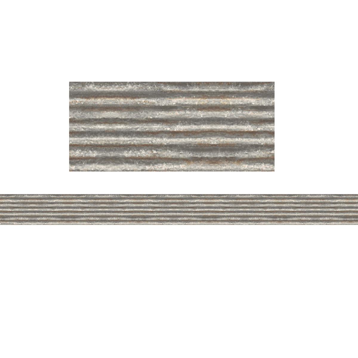 Teacher Created Resources Corrugated Metal Straight Bulletin Board Border