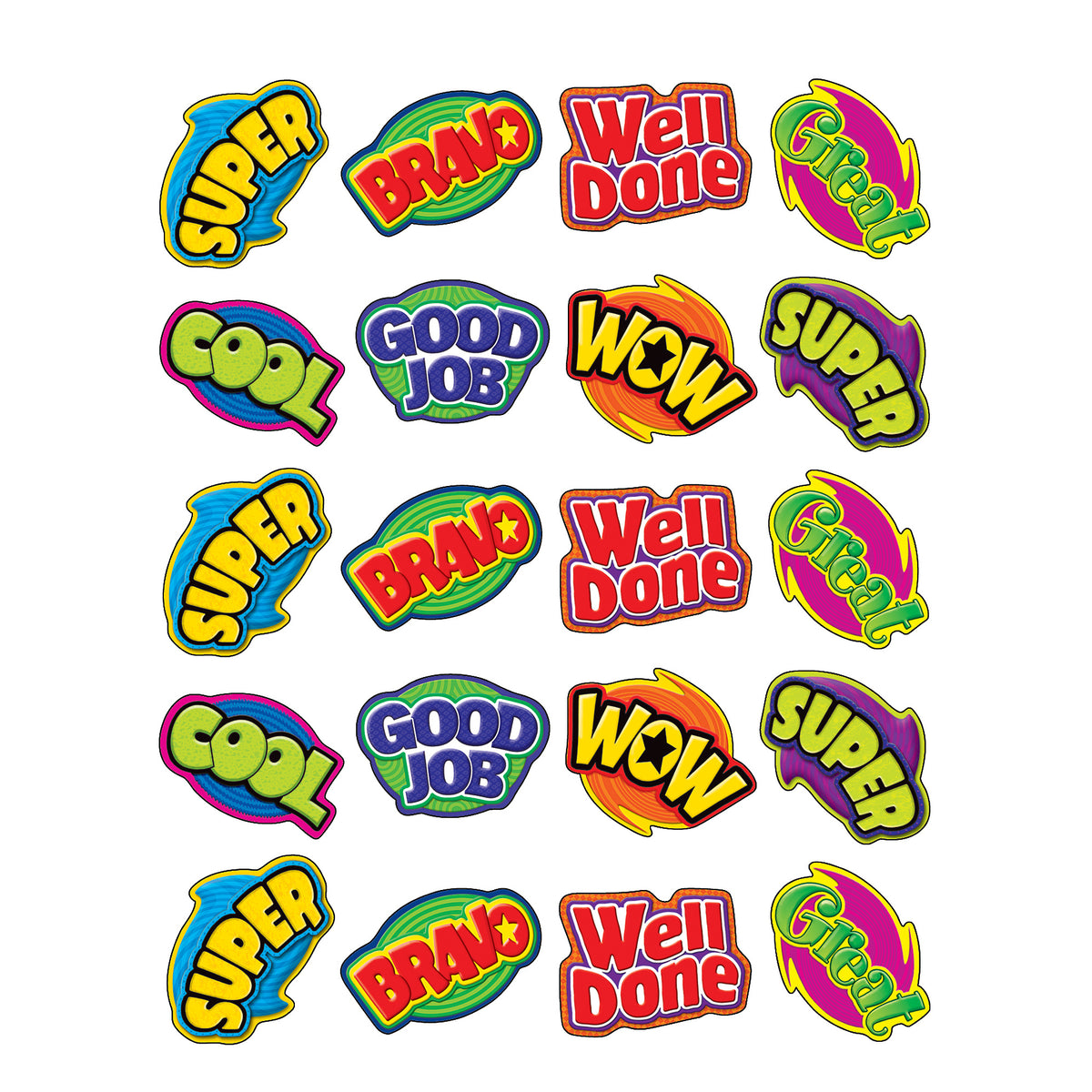 Teacher Created Resources Positive Words Stickers