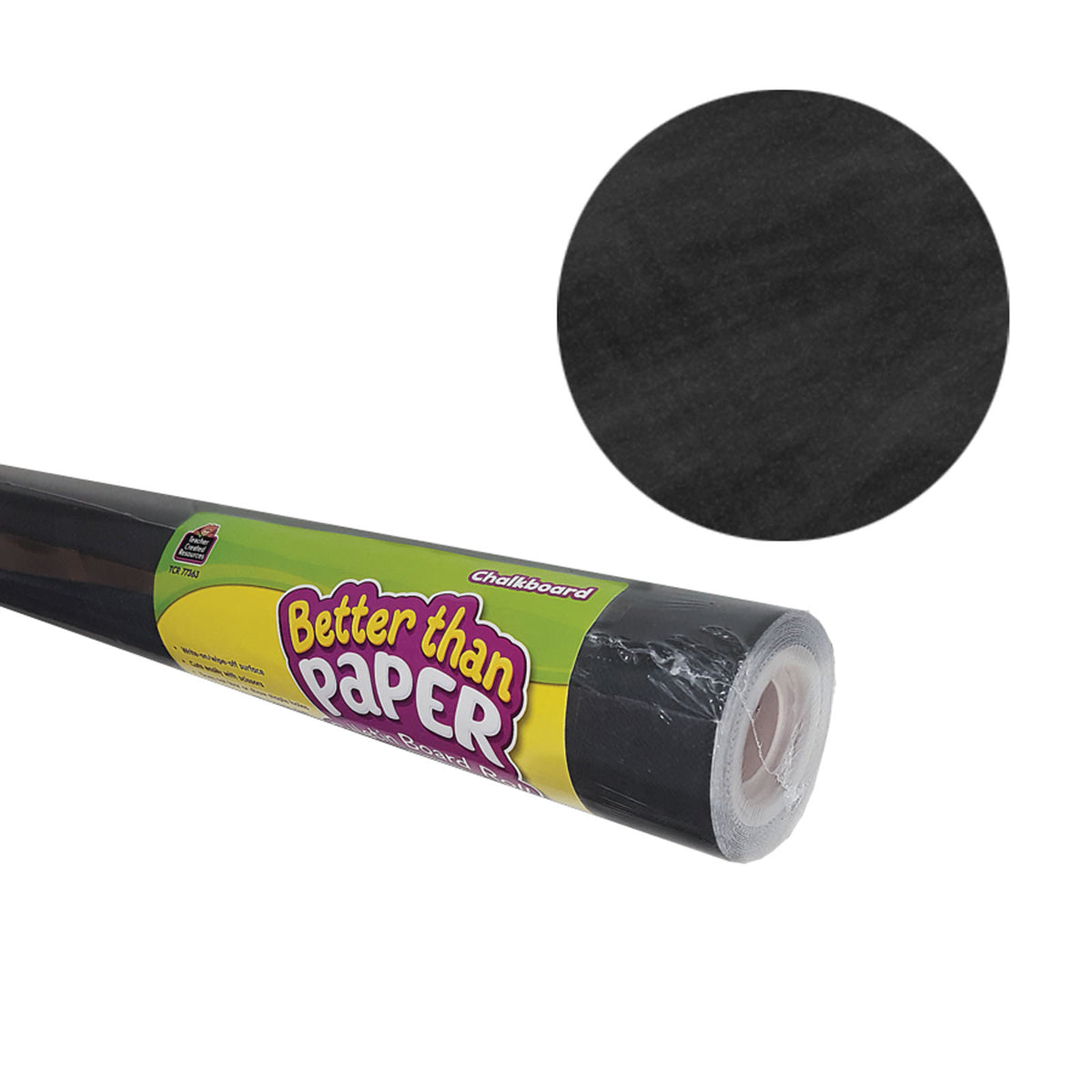 Teacher Created Resources Chalkboard Better than Paper Bulletin Board Fabric, Four 4' x 12' Rolls