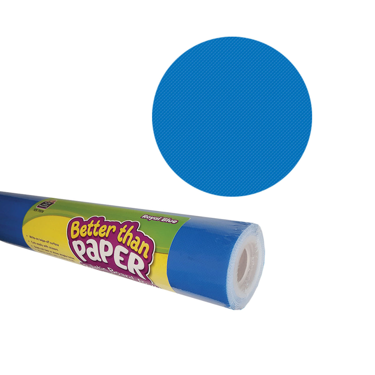 Teacher Created Resources Royal Blue Better than Paper Bulletin Board Fabric, Four 4' x 12' Rolls