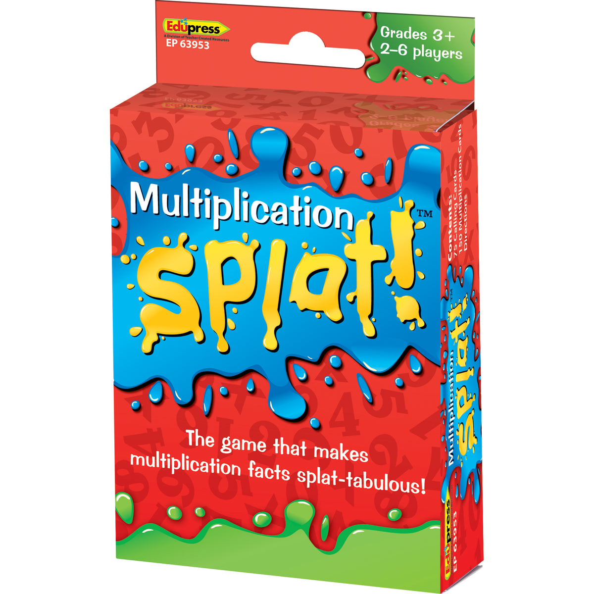 Teacher Created Resources Math Splat Game: Multiplication
