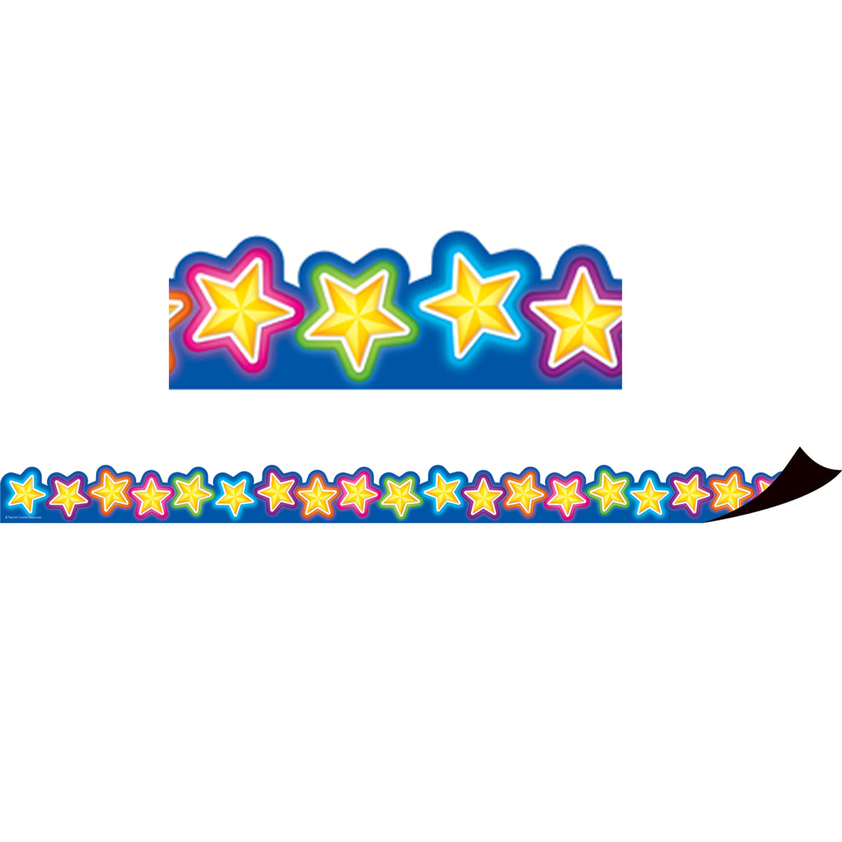 Teacher Created Resources Neon Stars Magnetic Borders
