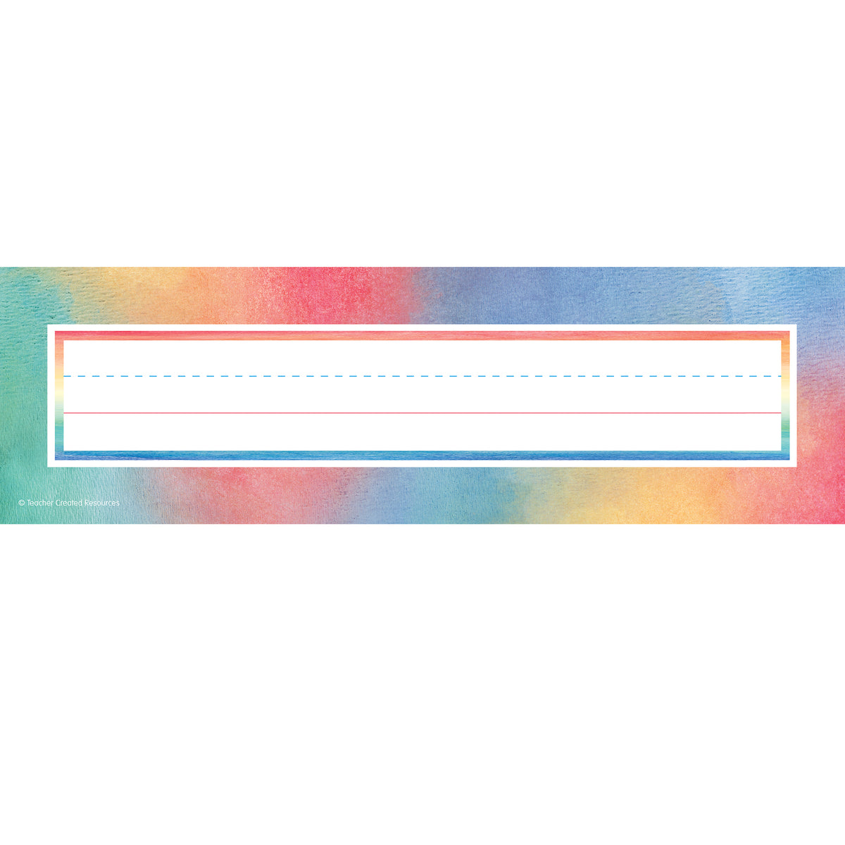 Teacher Created Resources Watercolor Flat Name Plates