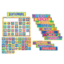 Color My World Calendar Bulletin Board Set (Spanish)