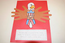 Patriotic Eagle Craft