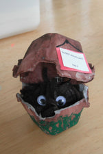 Groundhog Egg Carton Craft