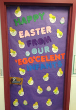 Happy Easter From An 'Egg'cellent Bunch! - Holiday Bulletin Board