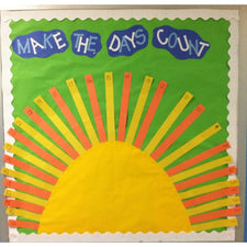 Make The Days Count! - End of the Year Bulletin Board