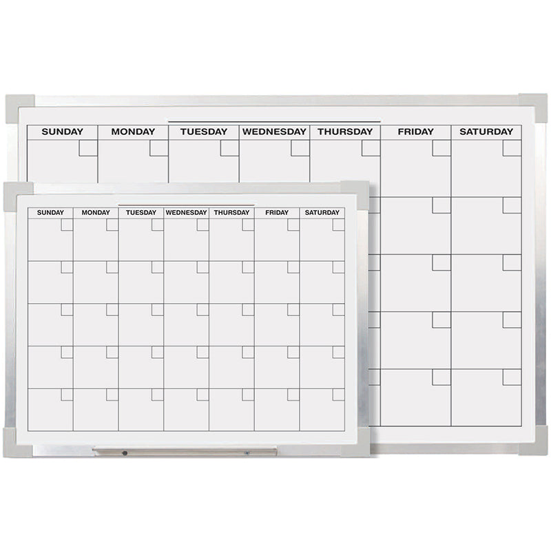 Dry Erase Magnetic Calendar, 18" x 24"