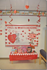 Fall In Love With Reading! - Valentine's Day Library Display