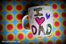 Cute DIY Mugs for Father's Day!
