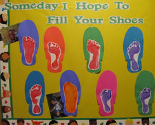 "Someday I Hope To Fill Your Shoes!" - Father's Day Bulletin Board