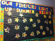 Summer Firefly Bulletin Board Idea & Craft for Kids