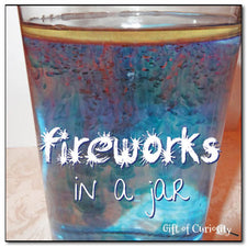 Fireworks in a Jar - Easy & Fun July 4th Activity!