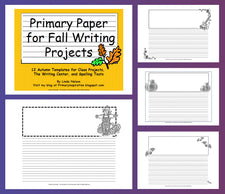 FREE Writing Paper for Your Fall Writing Projects!